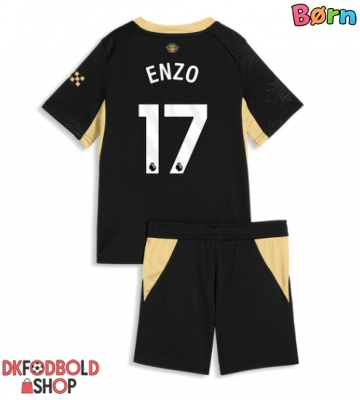 Manchester City Enzo Fernandez #17 Udebanesæt Børn 2026-27 Kort ærmer (+ korte bukser)